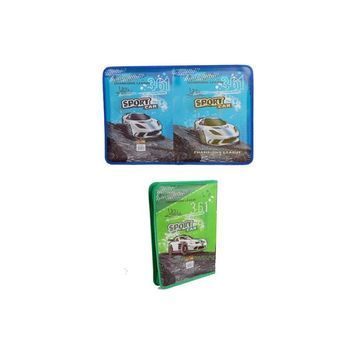 Тека А4 на блискавці, пластикова, з глитером KIDIS sport car 7159 01192740 фото
