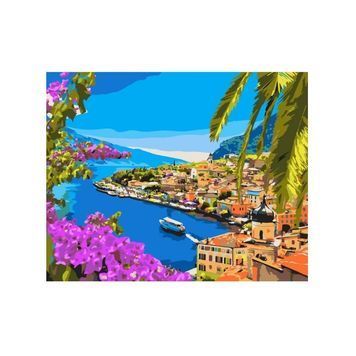 Картина за номерами в коробці SANTI "Ранок на березі", 40*50 см. 954205 01218922 фото
