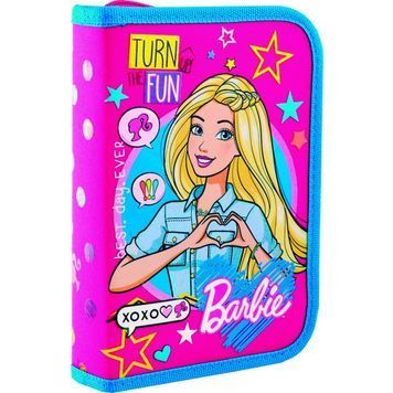 Пенал твердый 1Вересня одинарный с двумя клапанами HP-04 "Barbie" (532196) [5056137193943] 01104692 фото