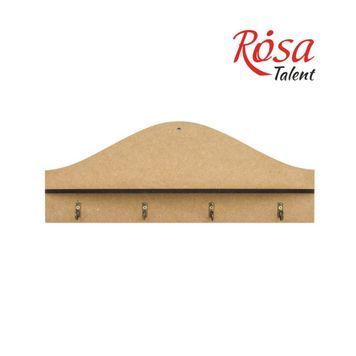 Полка с вешалкой, МДФ, 40х15х6см, ROSA TALENT 562833 фото