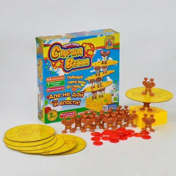 Настільна гра 7265 Сирна вежа" (12) "FUN GAME"" 906298 фото