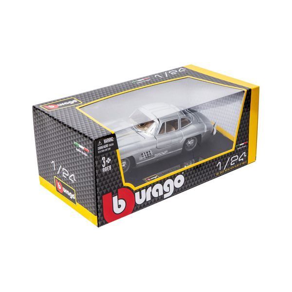 Автомодель &ndash; MERCEDES-BENZ 300 SL (1954) (ассорти красный, серебристый, 1:24) [18-22023] 593331 фото