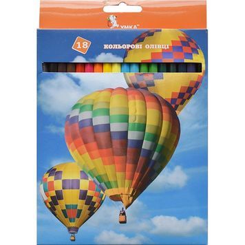 Олівці кольорові Умка ЦК47-7 "Кулі" 18 кол. 01152300 (8/160) 900680 фото
