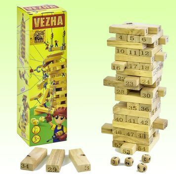 Деревянная игра Вежа 7358 FUN GAME 040540 фото