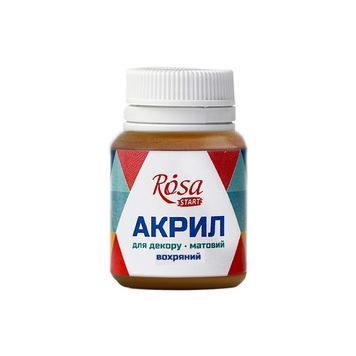 Акрил для декора, Охристый, матовый, 20 мл, ROSA TALENT 244662 фото