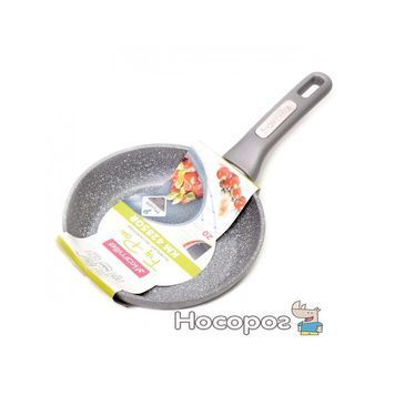 Сковорода Kamille з гранітним покриттям 20 см Сіра (KM-4285GR) 925763 фото