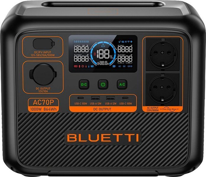Bluetti AC70P 1000W 864Wh 781461 фото Bluetti AC70P 1000W 864Wh 781461 фото