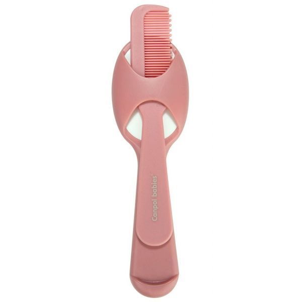 Щётка для волос с расчёской Canpol babies розовая 56/160_pin 01128232 фото
