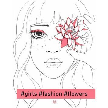 .Жорж Книга для дозвілля girls.fashion.flowers 910541 фото