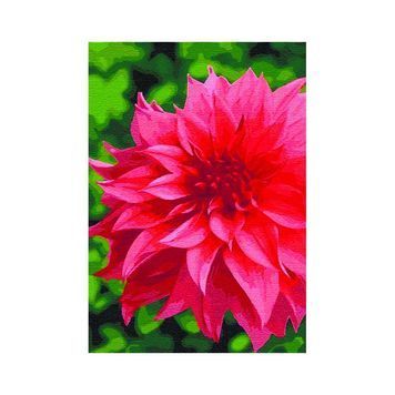 Картини за номерами "Чарівний жоржин" Ідейка (КНО3053) 01177974 фото