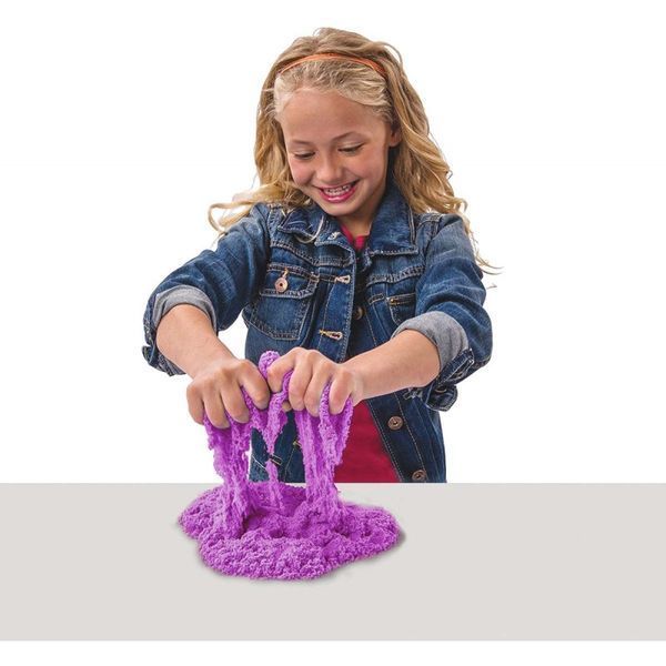 Пісок для дитячої творчості - KINETIC SAND NEON (фіолетовий) [71401P-1] 574677 фото