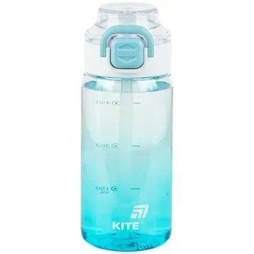 Пляшечка для води, 600 мл, блакитна KITE K25-1212-2 01259736 фото