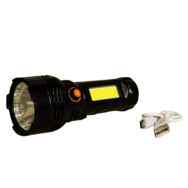Ліхтар Panther PT-8915B, 2 режими, 3W LED (акумуляторна батарея, зарядж. від USB) 01224372 фото