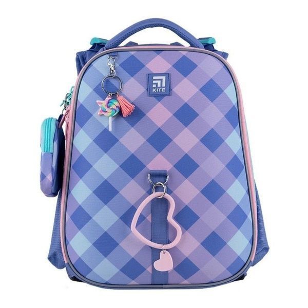 Рюкзак Kite Education каркасний K24-531M-2 Purple Chequer 01241881 фото
