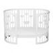 Ліжечко Smart Bed Round 72/100 біле,серця,без отворів 100001000004/1349003 01173796 фото 1