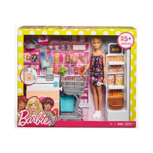 Набор с куклой Barbie "В супермаркете" 915789 фото