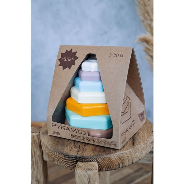 ECO Іграшка розвиваюча "Пірамідка", ELFIKI 39919 01229831 фото