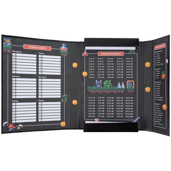 Папка для тетрадей Kite Pixel Game K25-210-2, картон 01253415 фото