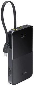 Baseus EnerFill FC51 Bipow2 Pro Digital Display Вбудований кабель 22.5W 10000mAh Чорний (E0027600) 850112 фото