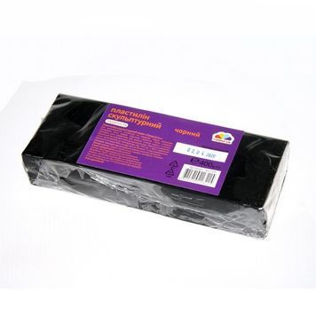 Пластилін Гамма.ua Скульптурний чорний 400 гр.Творчість 401302 (6) 01199681 фото
