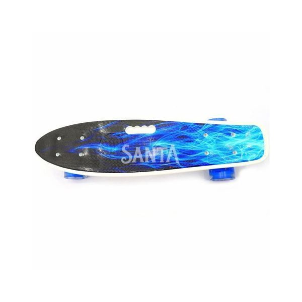 Скейт Пенни борд С 70822 (8) Best Board, 4 вида, дека с ручкой, подшипники ABEC-7, колеса СВЕТЯЩИЕСЯ 01089696 фото
