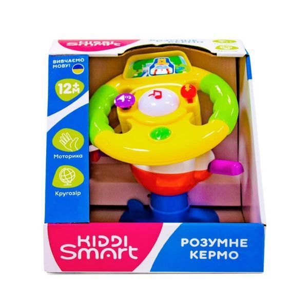 Іграшка на присоску KIDDI SMART &ndash; РОЗУМНЕ КЕРМО (світло, українська) 01236584 фото