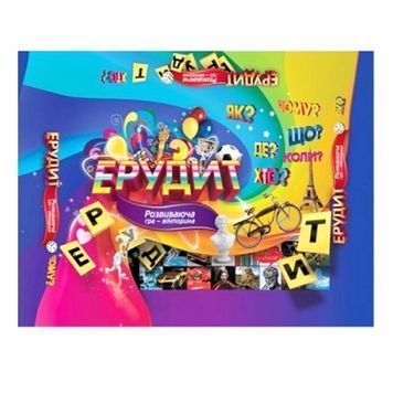 Гра мала настільна Danko toys "Ерудит" DT G 26-U (укр.) 566999 фото