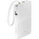 Baseus EnerFill FC51 Bipow2 Pro Digital Display Built-in Cable 22.5W 10000mAh White (E0027601) 851270 фото 1