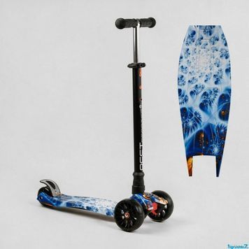 Самокат триколісний MAXI S 11102 (1) "Best Scooter", знімне кермо 01218172 фото
