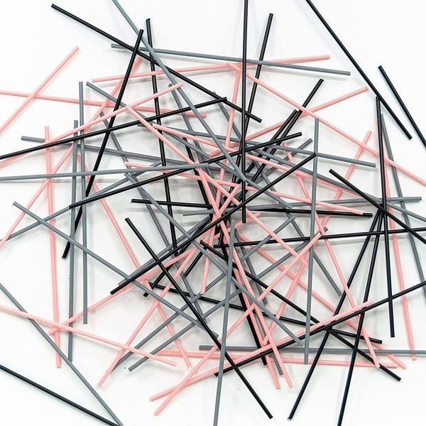 Набор стержней для 3D-ручки 3Doodler Start - МИКС (75 шт: черный, розовый, серый) 01237591 фото