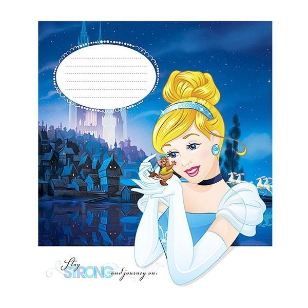 Зошит Школярик 24 лін глітер "Disney" "Star" (10/25/400) 101399 фото