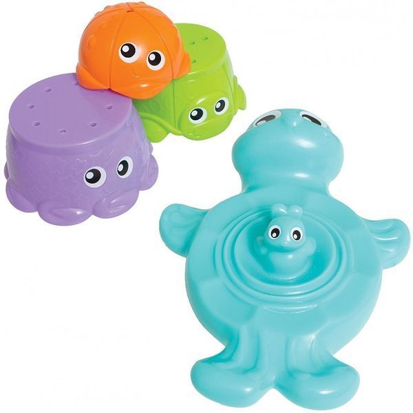 Іграшка для ванни Playgro "Черепашка з друзями" 579906 фото