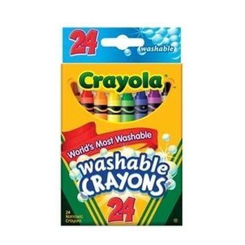 Олівці воскові Crayola №9024 24 кол., змиваються (72) 01232113 фото