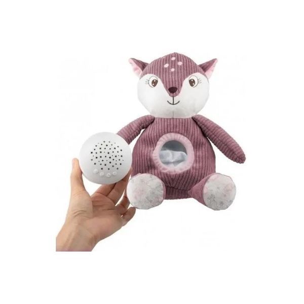 Игрушка Canpol babies музыкальная плюшевая с проектором Оленя коричневая 01218554 фото