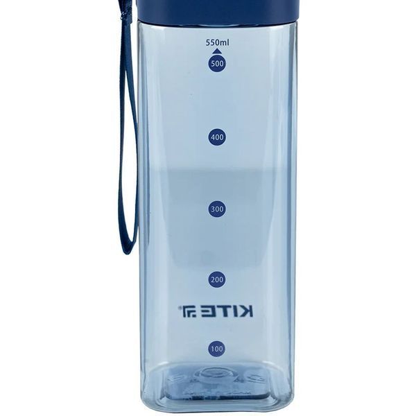 Бутылочка для воды квадратная Kite K24-1209-1, 550 мл, голубая 01252707 фото