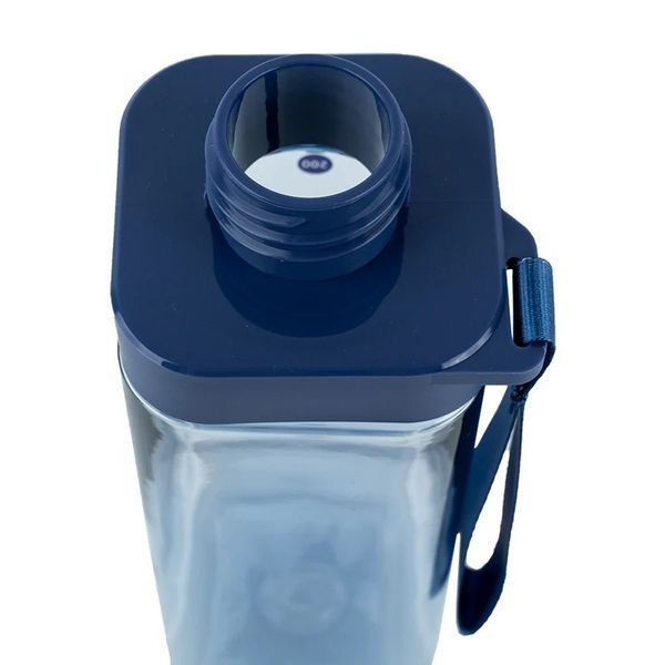 Бутылочка для воды квадратная Kite K24-1209-1, 550 мл, голубая 01252707 фото