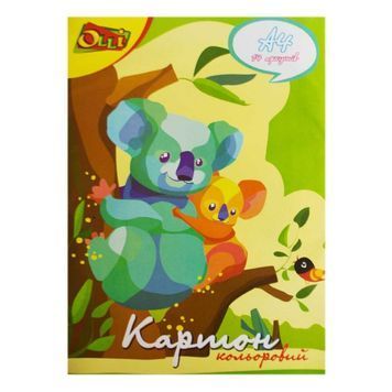 Картон кольоровий Olli А4 Ol-04014-7 013282 фото
