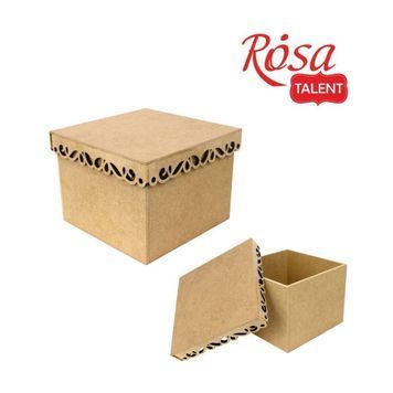 Коробка с фигурной крышкой 2, МДФ, 15х15х13 см, ROSA TALENT 579169 фото