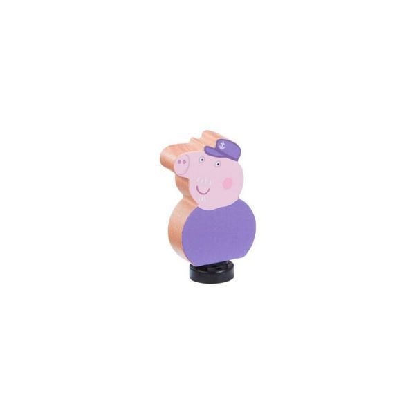 Деревянный игровой набор Peppa - ПАРОВОЗЧИК ДЕДУШКИ ПЕППЫ 01236608 фото