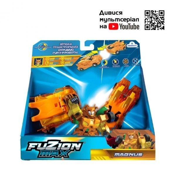 Игровой набор машинок-трансформеров FUZION MAX - МАГНУС 54002 01213162 фото