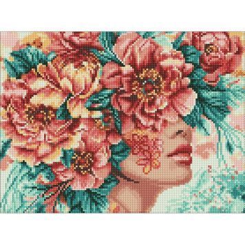Набір з алмазною мозаїкою "Романтика квітів" 30х40см AMO8032 01248331 фото