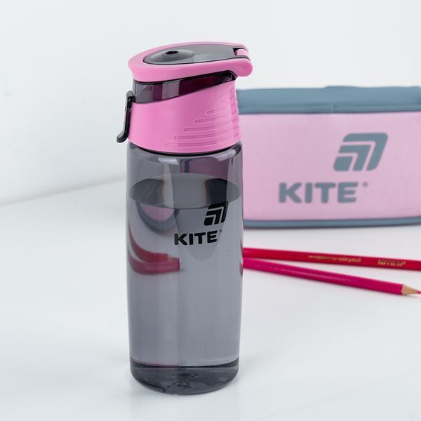 Пляшечка для води Kite K25-401-1, 550 мл, сіра 01252703 фото Пляшечка для води Kite K25-401-1, 550 мл, сіра 01252703 фото