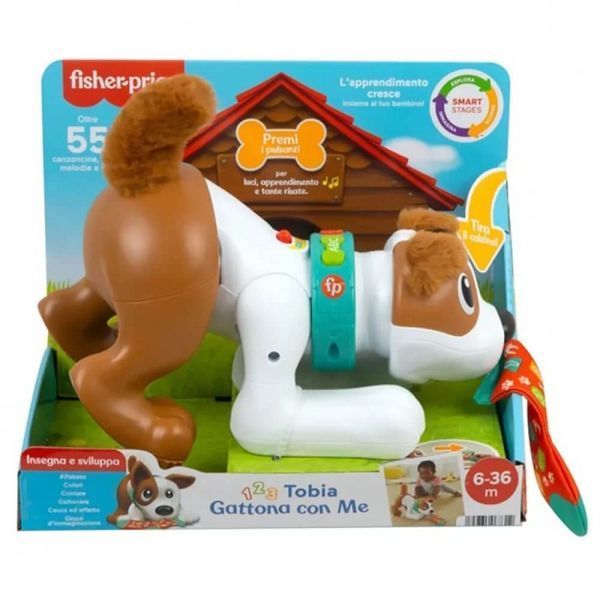 Интерактивный Веселый щенок (укр.) Fisher-Price HHH12 01221784 фото