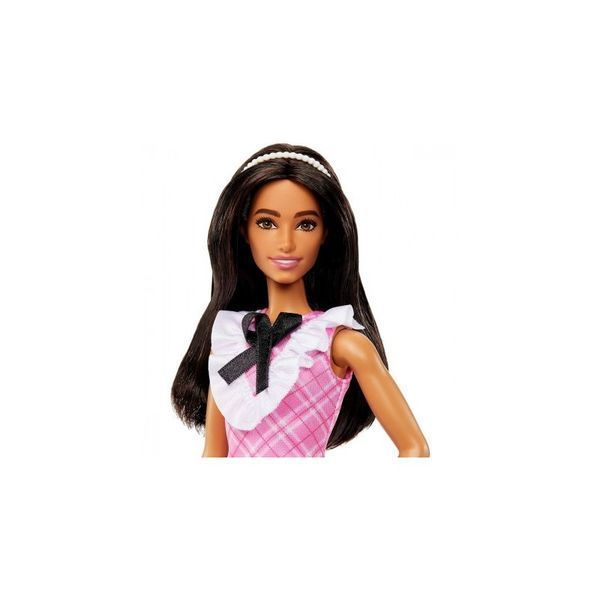 Лялька Barbie "Модниця" в рожевій сукні з жабо 01232410 фото