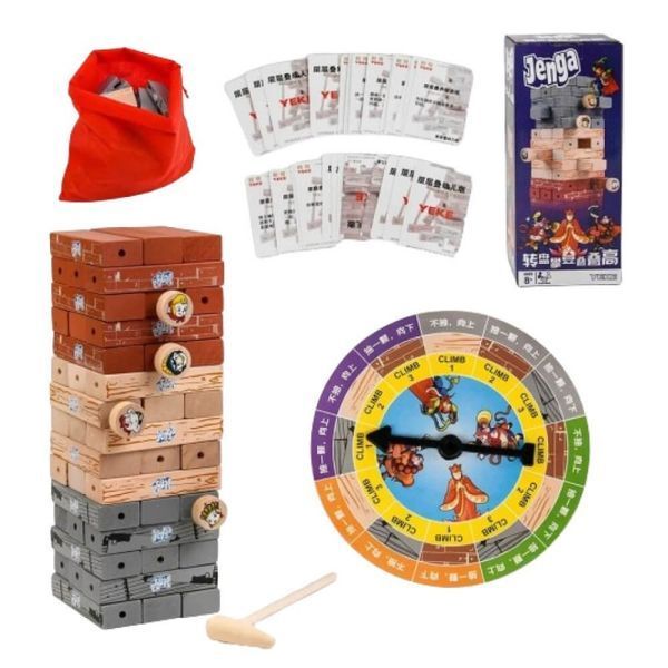 Деревянная логическая игра С 48689 (40) &ldquo;Дженга&rdquo;, 45 деталей, 01214098 фото