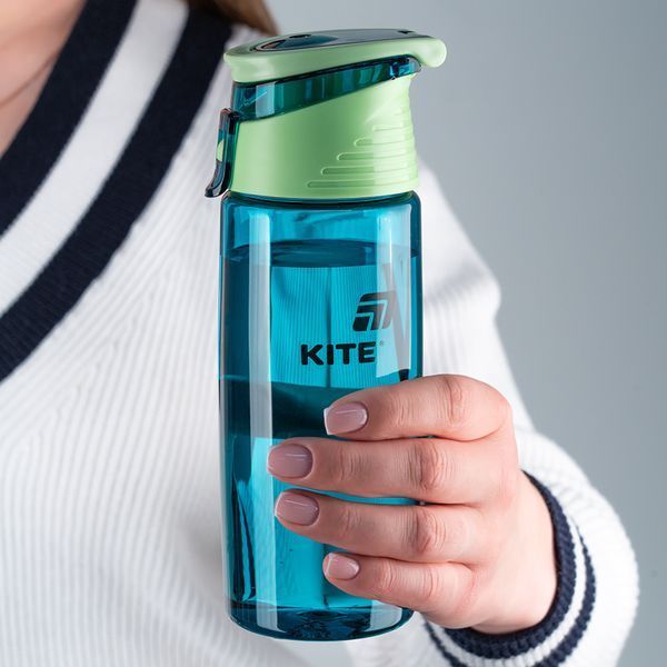 Бутылочка для воды Kite K25-401-2, 550 мл, изумрудная 01252704 фото