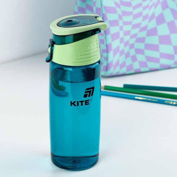 Бутылочка для воды Kite K25-401-2, 550 мл, изумрудная 01252704 фото