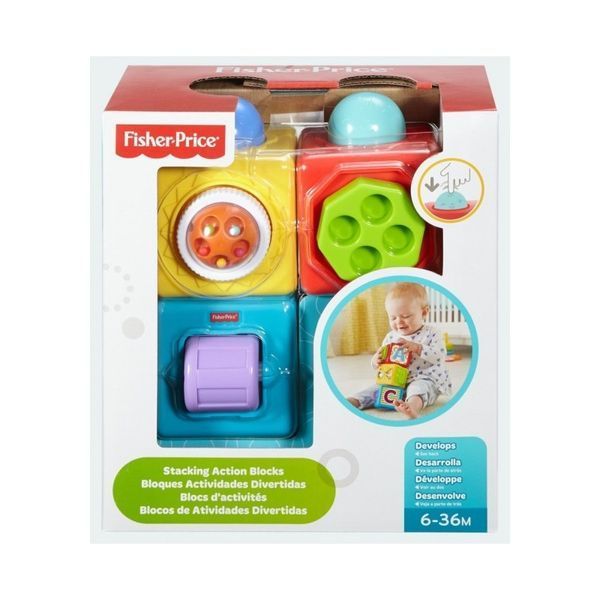 Двигающиеся кубики "Яркие" Fisher-Price 574945 фото