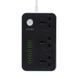 LDNIO SC3604 (3x220V+6USB/3.4A/2m) Чорний/Білий 700844 фото 1