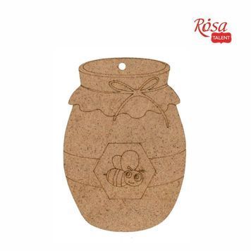 Заготовка &bdquo;Баночка&ldquo; 1, ДВП, 6,3х9 см, 5шт., ROSA TALENT 571764 фото